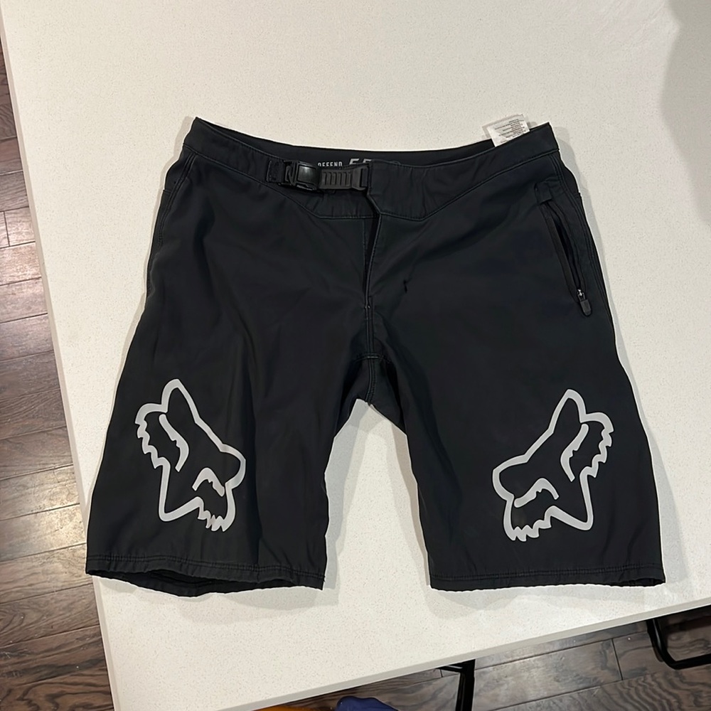 Fox mountain bike shorts. No liner.
